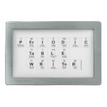 Periodic
 Table
 Writer  Belt Buckles