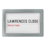Lawrences CLose  Belt Buckles