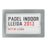 PADEL INDOOR LLEIDA  Belt Buckles