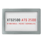 XTS2500  Belt Buckles