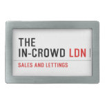 The  In-Crowd  Belt Buckles