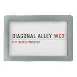 Diagonal Alley  Belt Buckles