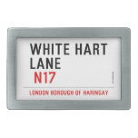 white hart lane   Belt Buckles