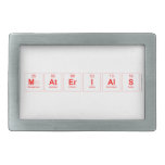 Materials  Belt Buckles