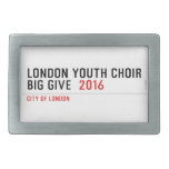 London Youth Choir Big Give   Belt Buckles