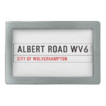 Albert Road  Belt Buckles