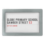 Globe Primary School Gawber Street  Belt Buckles
