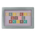 Periodic
 Table
 Writer  Belt Buckles