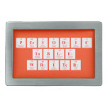 Periodic
 Table
 Writer  Belt Buckles
