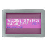 WELCOME TO MY FROG #ULFAH_TIARA     Belt Buckles