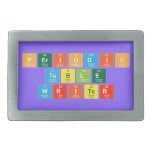 Periodic
 Table
 Writer  Belt Buckles