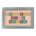 Periodic
 Table
 Writer  Belt Buckles