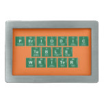 Periodic
 Table
 Writer  Belt Buckles