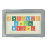 Periodic
 Table
 Writer  Belt Buckles