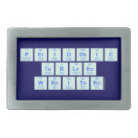 Periodic
 Table
 Writer  Belt Buckles