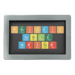 Periodic
 Table
 Writer  Belt Buckles