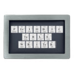 Periodic
 Table
 Writer  Belt Buckles