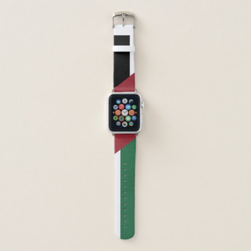 Belt for Apple Watch colors Palestinian flag Apple Watch Band