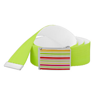 Belt Green Stripe
