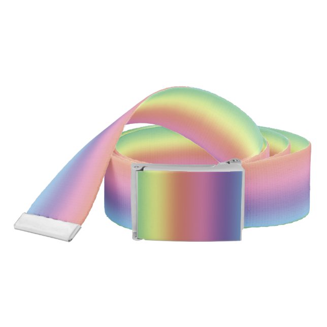 Belt - Rainbow Stripes (Snake)