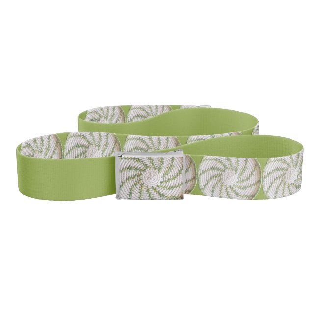 Belt - Spiral Disk in Crochet (Zig-Zag)