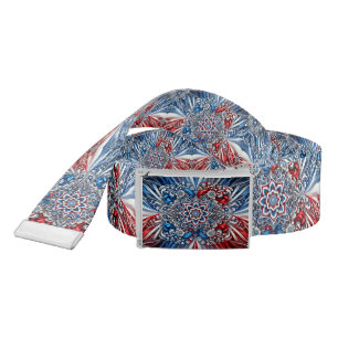 Belt with French Colors Design