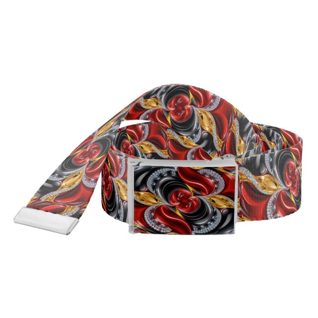 Belt with German Colors Design (Snake)