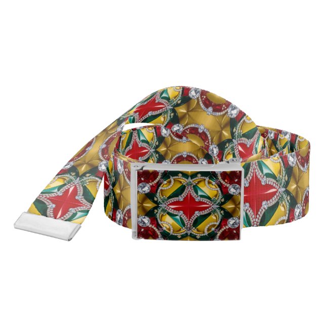 Belt with Los Angeles Colors Design (Snake)