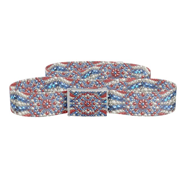 Belt with Netherlands Colors Design (Zig-Zag)