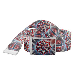 Belt with Norwegian Colors Design