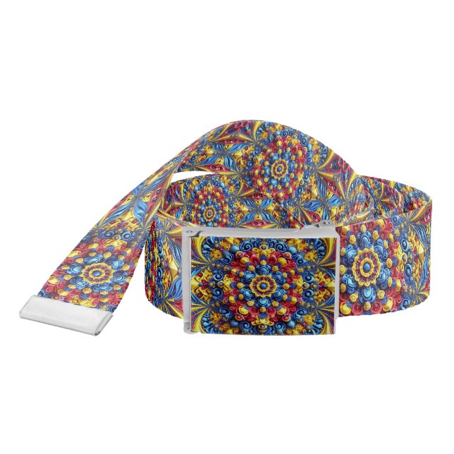 Belt with Romanian Colors Design (Snake)