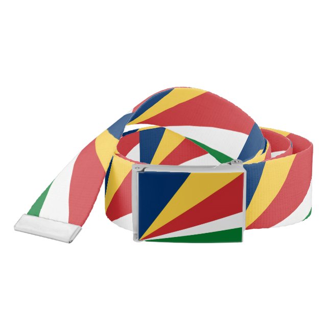 Belt with Seychelles Colors Design (Snake)