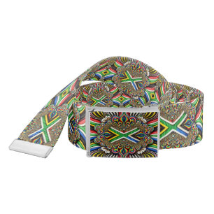 Belt with South African Colors Design