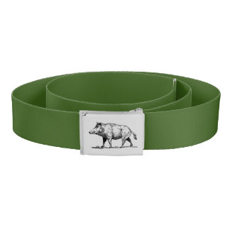 Belt with wild boar / Belt with wild sow