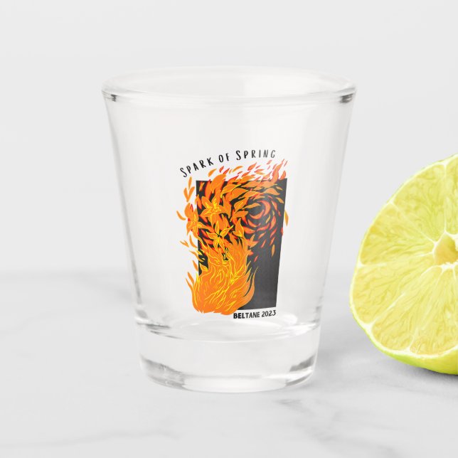 Beltane 2023 Collectible Shot Glass (Front)