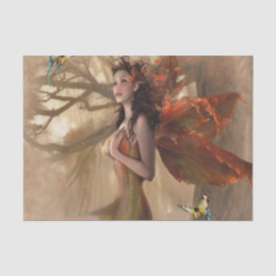 Beltane  fairy with butterflies tissue paper