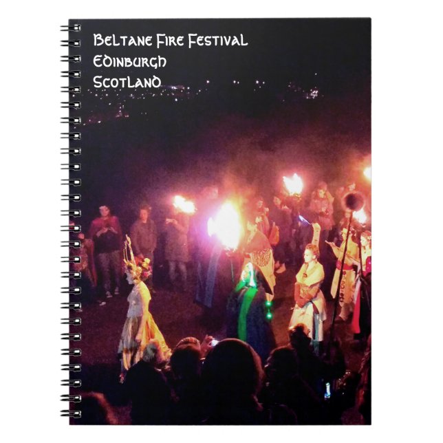 Beltane Fire Festival Procession of the May Queen Notebook (Front)
