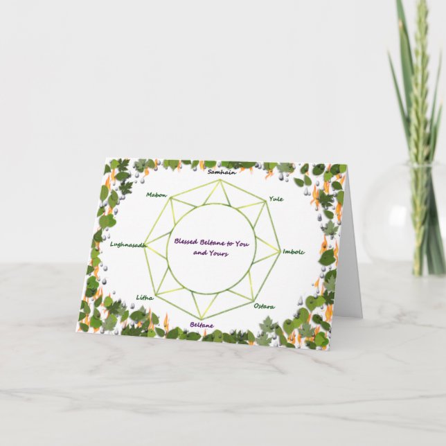 Beltane Greeting Card (Front)