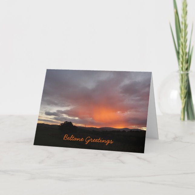 "Beltane Greetings" Card (Front)