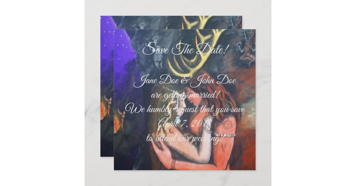 Beltane handfasting invitation | Zazzle