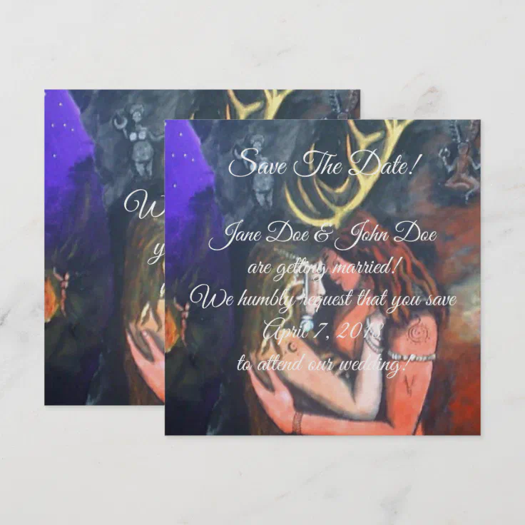 Beltane handfasting invitation | Zazzle