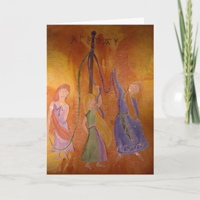 Beltane Holiday Card (Front)