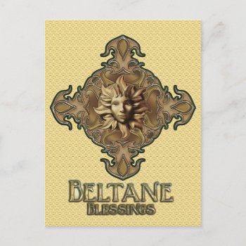 Beltane Sun Sprite Postcard by WitchysCauldron at Zazzle
