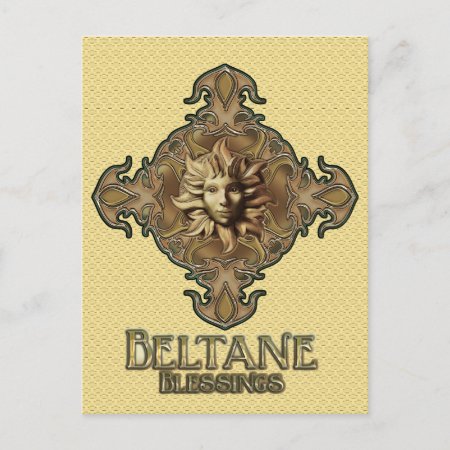 Beltane Sun Sprite Postcard