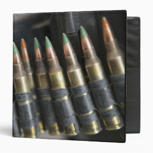 Belted bullets for an M-249 squad automatic wea Binder
