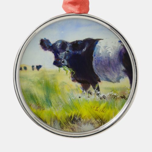 Belted Galloway Animal Christmas Tree Ornament