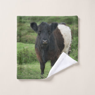 Belted Galloway Cow Wash Cloth