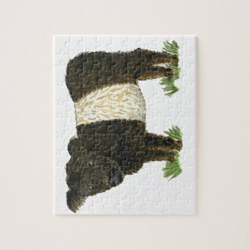 Beltie Belted Galloway Jigsaw Puzzle