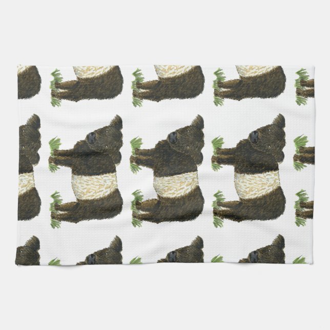 'Beltie' Belted Galloway Towel (Horizontal)