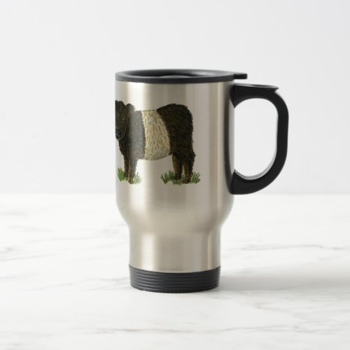 Beltie Belted Galloway Travel Mug